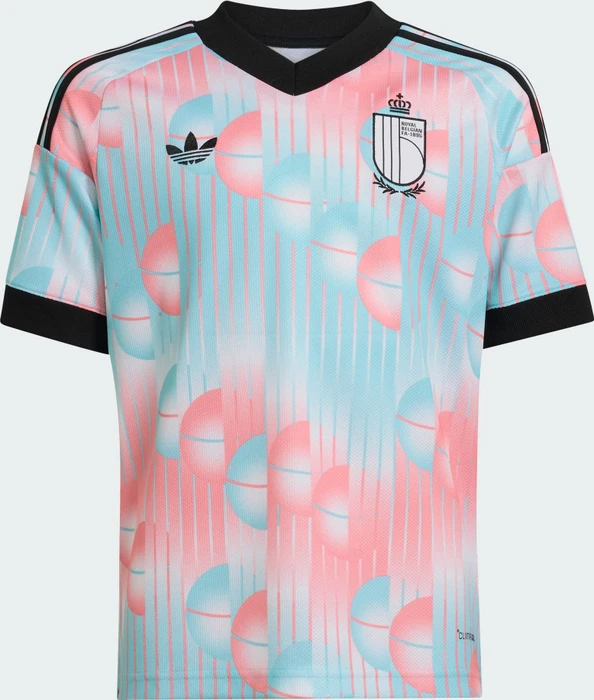 adidas FIFA WM 2026 Belgien Auswärtstrikot kurzarm frozen blue (Junior)