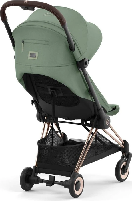 Cybex Coya Rosegold Frame leaf green