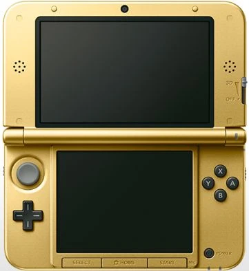 Nintendo 3DS XL The Legend of Zelda: A Link Between Worlds Limited Edition Bundle gold