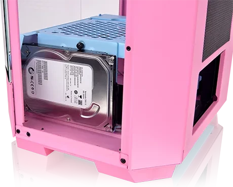 Thermaltake The Tower 300 Bubble Pink, rosa, Glasfenster