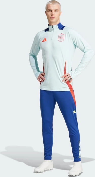 adidas Spanien Tiro 24 Competition Funktionsshirt langarm halo mint/ray red (Herren)