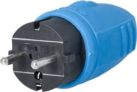 as-Schwabe Gummistecker für den Außenbereich (IP44) blau