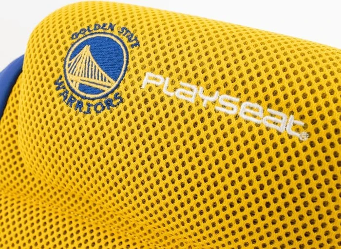 Playseat Champ NBA Edition Golden State Warriors Gamingstuhl, gelb/blau