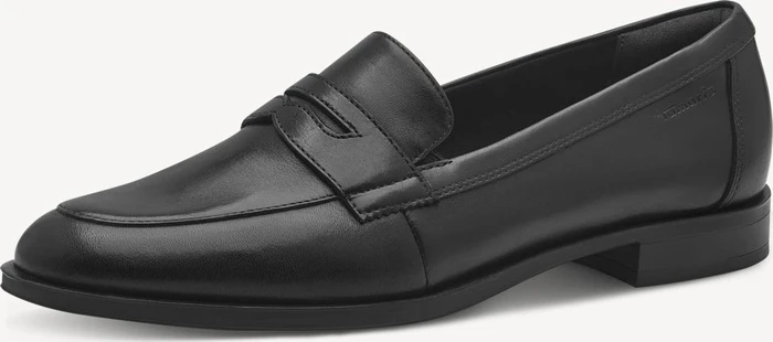 Tamaris Lederslipper schwarz (Damen)