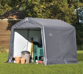 ShelterLogic Shed-in-a-Box Foliengerätehaus 5.76m² grau