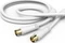 Hama Essential Line Antennenkabel, 100dB, 1.5m, weiß Vorschaubild