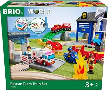 BRIO World Polizei und Feuerwehr Set Deluxe