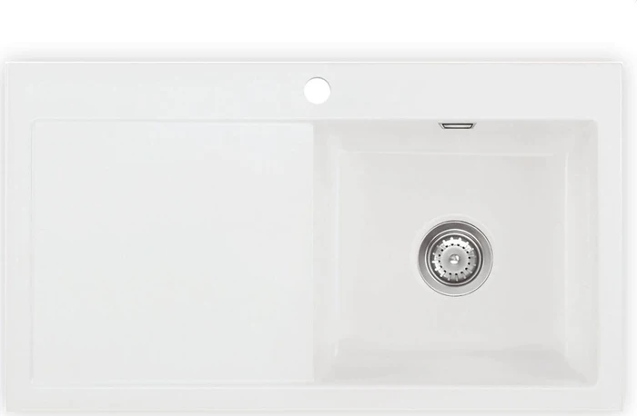 systemceram Mera 90 Einbau Becken rechts polar
