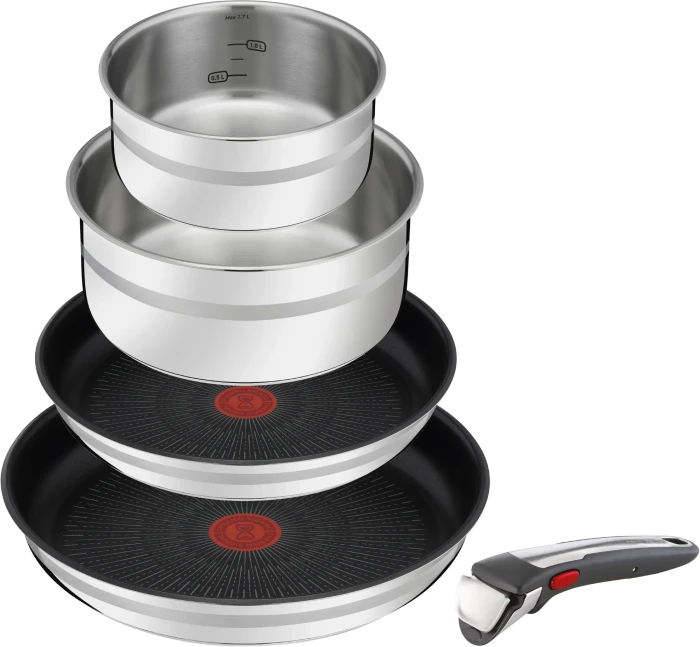 Tefal L97696 Jamie Oliver Ingenio Kochtopf-Set, 5-tlg.