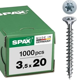 Spax WIROX A9J 4CUT T-STAR plus T20 Universalschraube, 3.5x20mm, 1000 Stück
