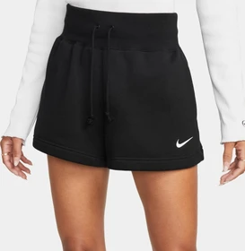 Nike Sportswear Phoenix Fleece Hose kurz schwarz/sail (Damen)