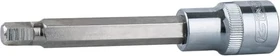 KS Tools CHROMEplus Innensechskant Steckschlüssel 1/2", 17x72mm