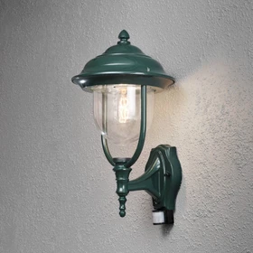 Konstsmide Parma 24cm Sensor Wandleuchte grün