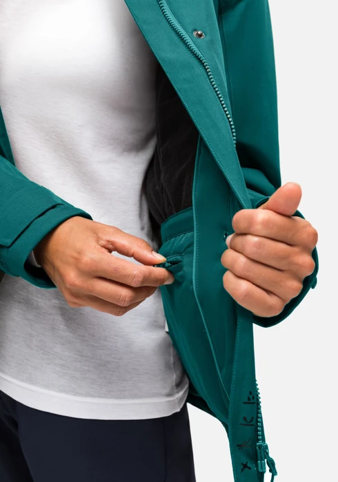Maier Sports Lisbon Funktionsjacke toasted teal/healing (Damen)