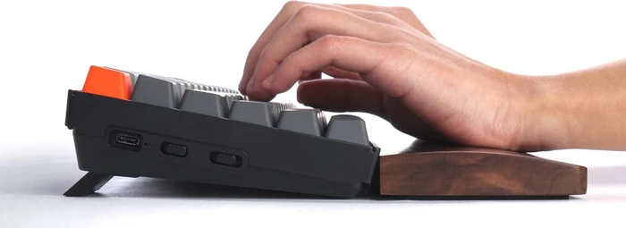 Keychron PR2 Wooden Palm Rest für Keychron K4, Handballenauflage (Tastatur), braun