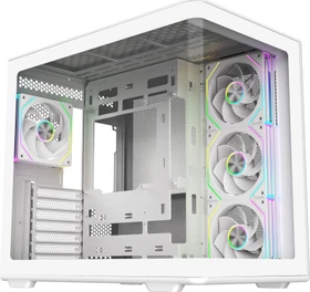 Cooler Master Elite 600 White, weiß, inkl. 4x Lüfter, Glasfenster (E600-WGNN-S01)