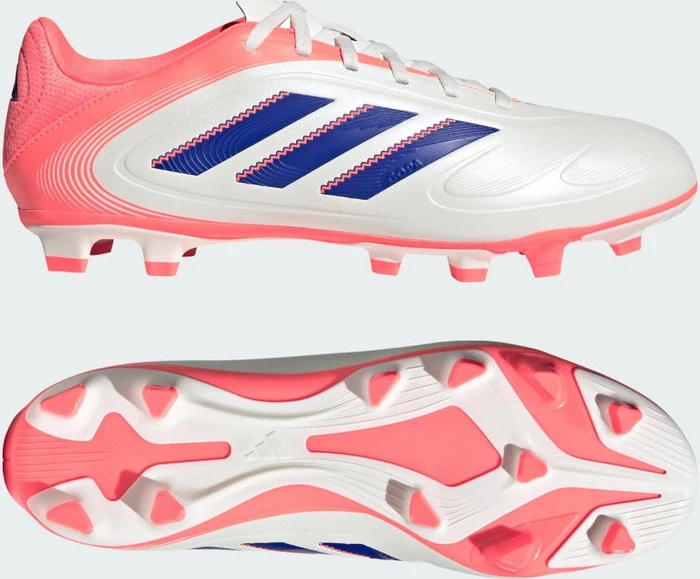 adidas Copa Pure III Club FG/MG off white/lucid blue/signal coral