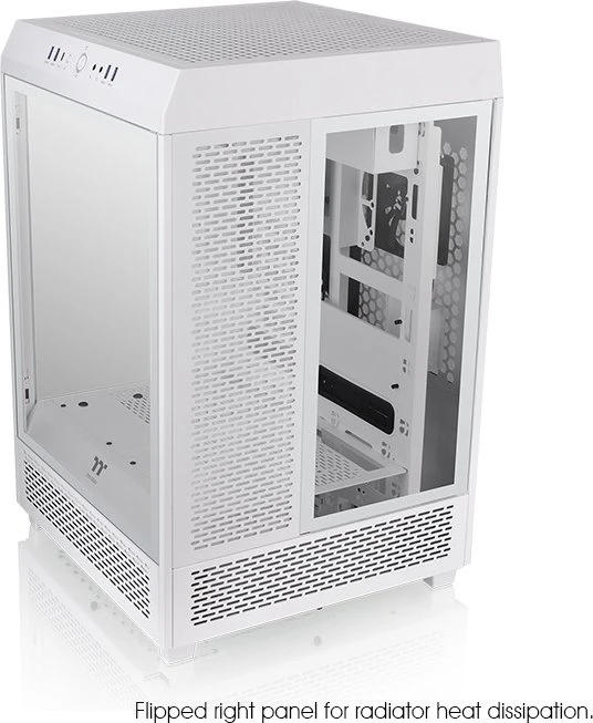 Thermaltake The Tower 500 Snow Edition, weiß, Glasfenster