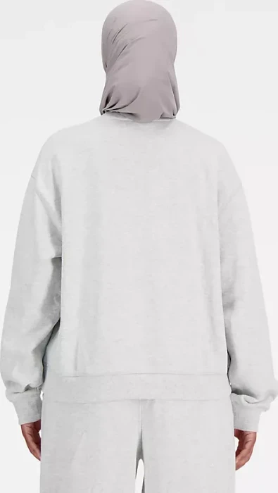 New Balance French Terry Crew Sweatshirt ash heather (Damen)