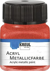 Kreul Acryl Metallicfarbe, rot, 20ml