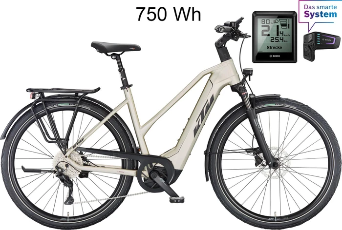 KTM Macina Style 740 Trapez champagne matt Modell 2024