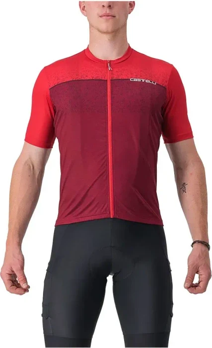 Castelli Unlimited Entrata Trikot kurzarm dark red/bordeaux (Herren)