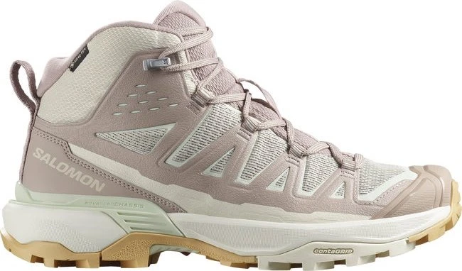 Salomon X Ultra 360 Edge Mid GTX rainy day/etherea/canary green (Damen)