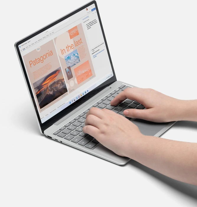 Microsoft Surface Laptop Go 2, Eisblau, Core i5-1135G7, 8GB RAM, 128GB SSD, DE, Business