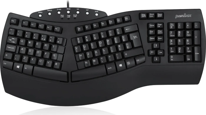 Perixx Periboard-512B, schwarz, USB, UK