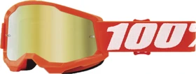 100% Strata2 Schutzbrille orange/mirror gold lens (Junior)