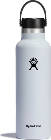 Hydro Flask Standard Mouth Isolierflasche 621ml weiß