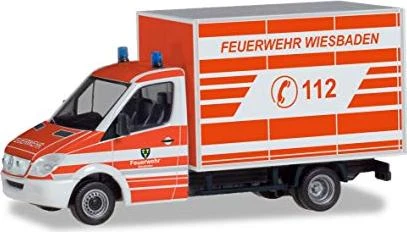 Herpa Mercedes-Benz Sprinter Koffer Feuerwehr Wiesbaden