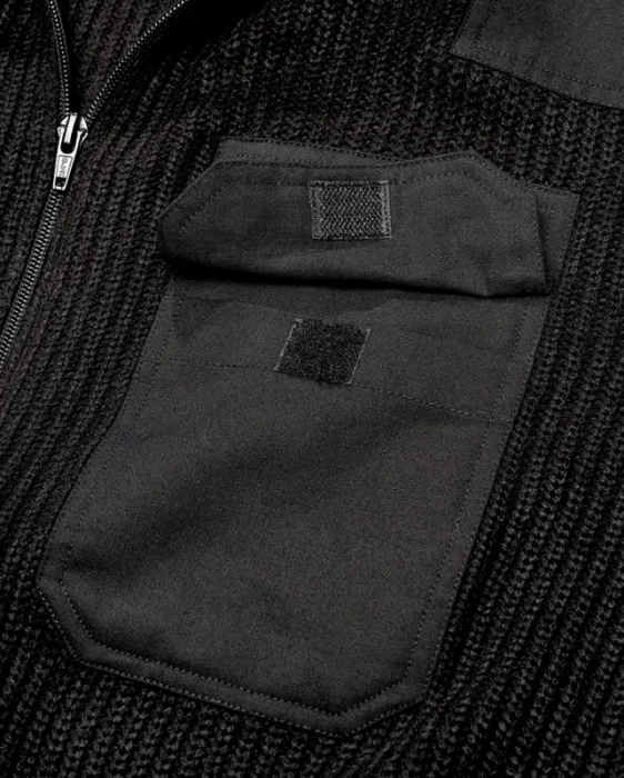 Brandit BW Cardigan Strickjacke schwarz (Herren)