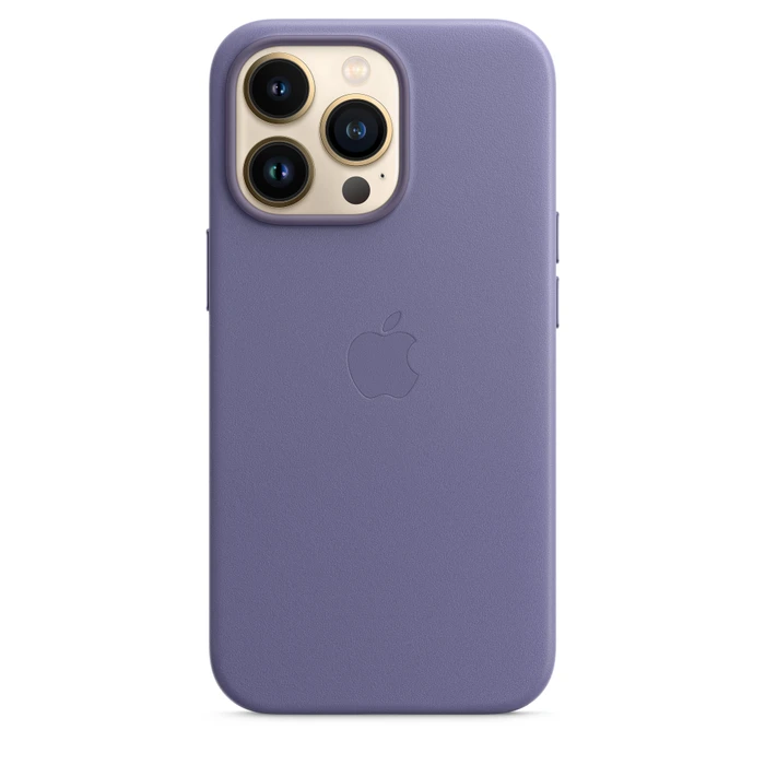 Apple Leder Case mit MagSafe für iPhone 13 Pro Wisteria