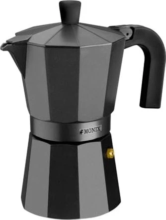 Monix Vitro Noir 9 Tassen Espressokanne