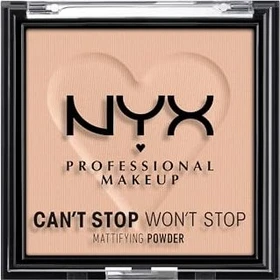 NYX Can't Stop Won't Stop Mattifying Powder Medium 04, 6g