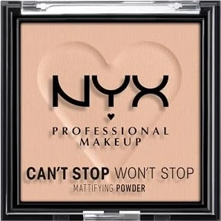 NYX Can't Stop Won't Stop Mattifying Powder Medium 04, 6g