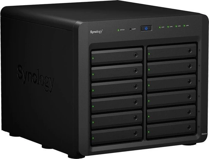 Synology DiskStation DS2415+ 144TB, 2GB RAM, 4x RJ-45 1000Base-T, 4x USB-A 3.0
