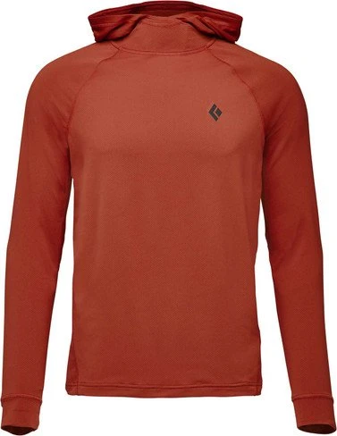 Black Diamond Alpenglow Hoody Funktionsshirt langarm burnt sienna (Herren)