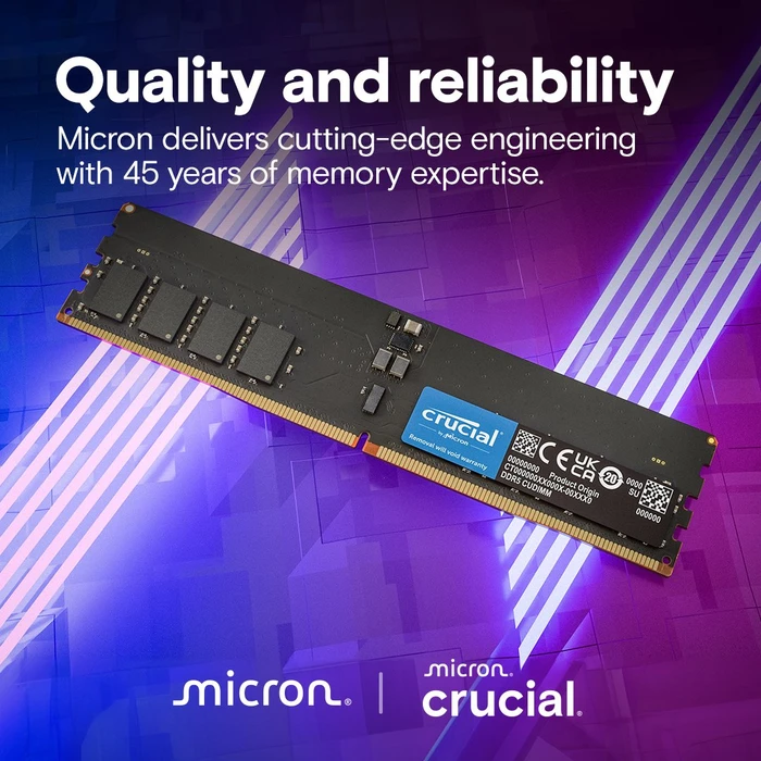 Crucial CUDIMM 32GB, DDR5-6400, CL52-52-52-103