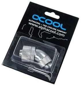 Alphacool HF Schraubanschluss 45° G1/4", chrome