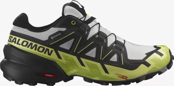 Salomon Speedcross 6 GTX lunar rock/black/sunny lime (Herren)