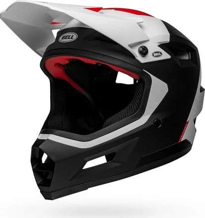 Bell Sanction 2 DLX MIPS Fullface-Helm deft matte black/white