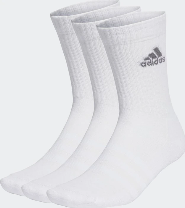 adidas Cushioned Crew Socken white/grey four, 3 Paare