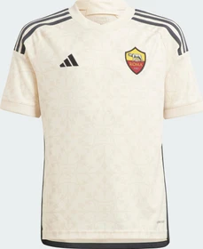 adidas AS Rom 2023/2024 Auswärtstrikot ecru tint (Junior)