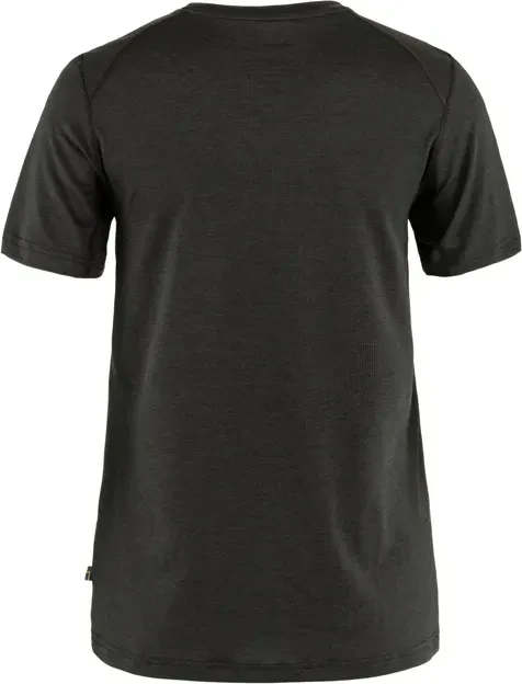 Fjällräven Abisko Day Hike Funktionsshirt kurzarm schwarz (Damen)
