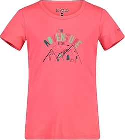 CMP Print Funktionsshirt kurzarm gloss/fragola (Junior)