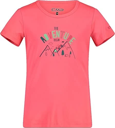 CMP Print Funktionsshirt kurzarm gloss/fragola (Junior)