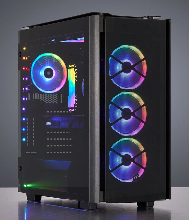 Corsair Obsidian 500D RGB SE, Glasfenster