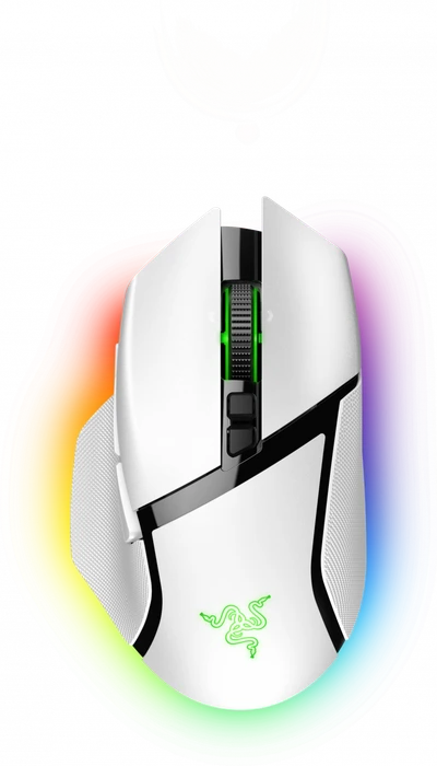 Razer Basilisk V3 Pro Mercury White, USB/Bluetooth